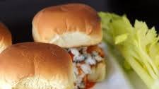 Buffalo Chicken and Blue Cheese Sliders