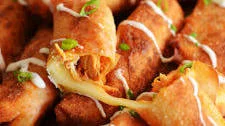Buffalo Chicken Mozzarella Logs