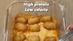 Buffalo Chicken Tater Tot Casserole Low calorie, high protein ...