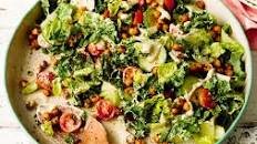 Caesar Salad with Herb-roasted Chickpeas
