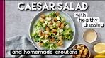 Caesar Salad without mayonnaise | Healthy dressing and ...