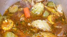 Caldo De Res (A Mexican Beef -Vegetable Soup)