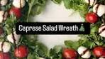CAPRESE SALAD WREATH!5 minutes, ZERO cooking, and ...