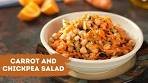 Carrot And Chickpea Salad | प्रोटीन सलाद | Sanjeev Kapoor ...