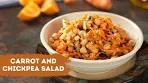 Carrot And Chickpea Salad | प्रोटीन सलाद | Sanjeev Kapoor ...
