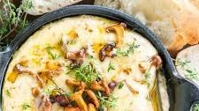 Chanterelle Mushroom Baked Fondue