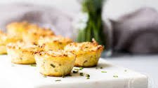 Cheddar Chive Cauliflower Bites