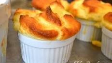Cheddar Chive Soufflés