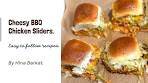 Cheesy BBQ Chicken Sliders | Chicken Sliders | Pakistani ...