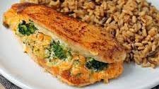 Cheesy Broccoli Stuffed Chicken