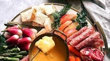 Cheesy Garlic Fondue