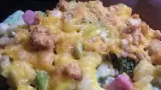 Cheesy Ham & Broccoli Casserole
