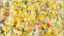 Cheesy Ham, Spinach & Macaroni Bake