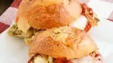 Cheesy Italian Chicken Sliders