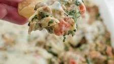 Cheesy Sausage and Spinach Dip