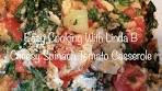 Cheesy Spinach Tomato Casserole