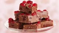 Cherry coconut fudge
