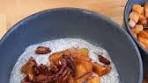 Chia seed pudding with cinnamon apples and spiced pecans ...