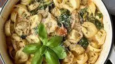 Chicken and Kale Tortellini Soup