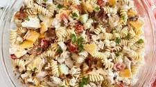 Chicken Bacon Ranch Pasta Salad