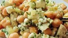 Chickpea, Artichoke, and Feta Salad