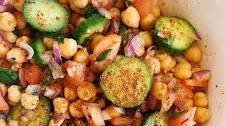 Chilled Chickpea Chaat Masala Salad