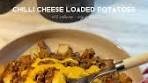 Chilli Cheese Loaded Potatoes Recipe with High Protein ...