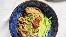 Chinese Cold Noodle Salad with Sesame Dressing