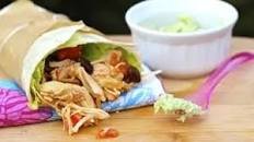 Chipotle Chicken Wraps with Avocado Salsa