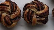Chocolate Caraway Babka Buns