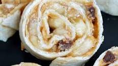 Chocolate Chip Peanut Butter Banana Roll Ups