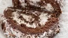 Chocolate Coconut Cake Roll