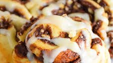 Chocolate Hazelnut Cinnamon Rolls
