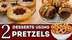 Chocolate Raspberry Pretzel Cookie and Chocolate Covered ...