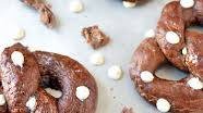Chocolate Soft Pretzels with White Chocolate Chips