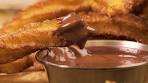 Churros with Chocolate Dipping sauce - How to Make Best ...