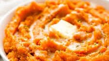Cinnamon Brown Sugar Mashed Sweet Potatoes