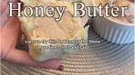 Cinnamon Honey Butter Recipe for Rolls and Pancakes