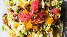 Citrus Salad with Dried Cranberries and Toasted Walnuts