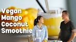 Coconut Mango Smoothie, สมูทตี้มะม่วงมะพร้าว