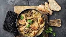 Coq au vin blanc