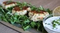 Crab Cakes with Lemon Herb Aioli