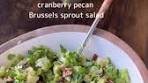 Cranberry Pecan Brussels Spout Salad A little bit of a different ...