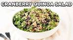 Cranberry Quinoa Salad with Orange Vinaigrette