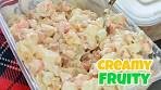 Creamy and Fruity Macaroni Salad for Christmas