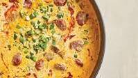 Creamy Cajun Potato Soup with Andouille