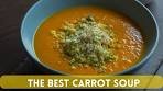 Creamy Carrot Ginger Soup with Coconut Topping | Easy ...
