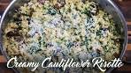 Creamy Cauliflower Risotto | Keto-friendly Low-Carb ...