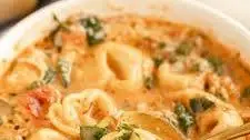Creamy Chicken Tortellini Soup