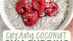 Creamy Coconut Chia Pudding - just three ingredients! This ...